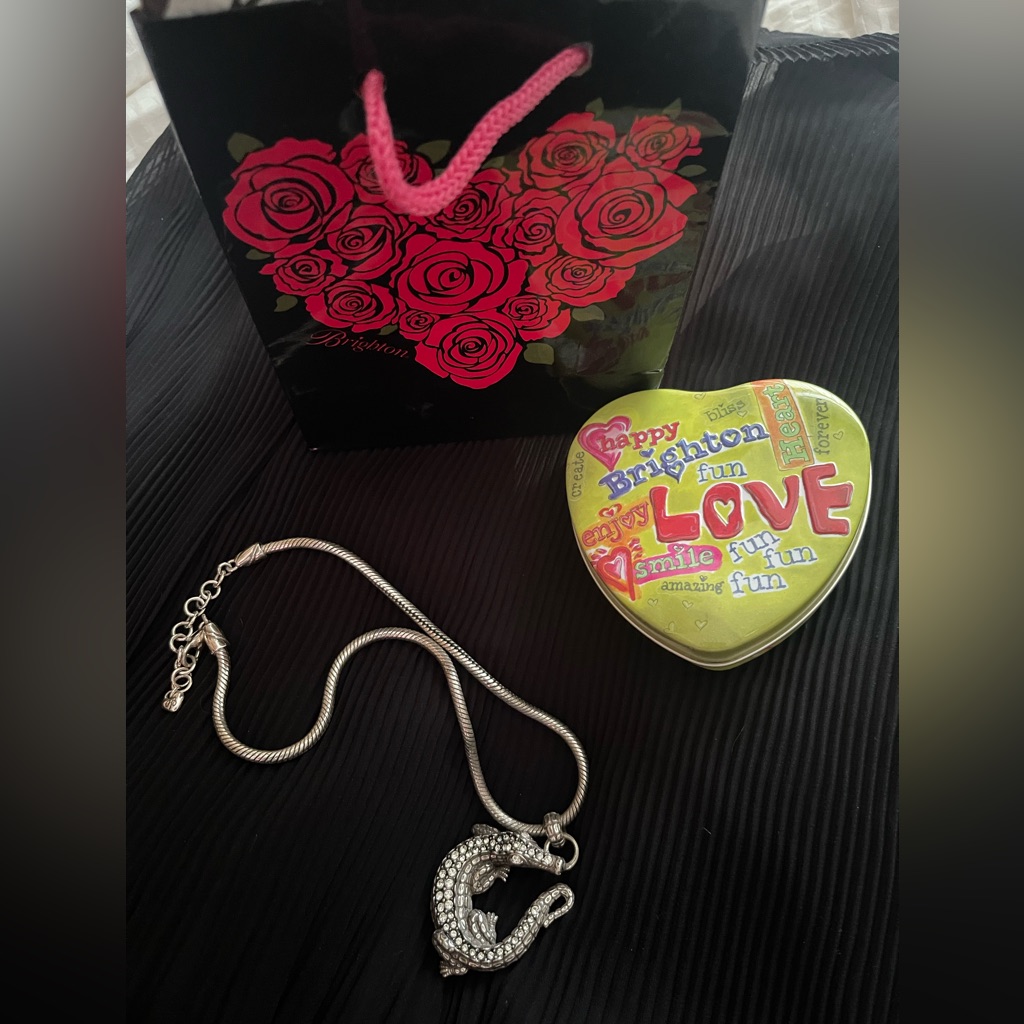 Brighton Retired Alligator Necklace "See You Later Gator"